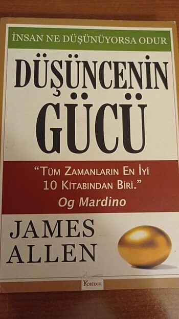 Düşüncenin gücü kitap