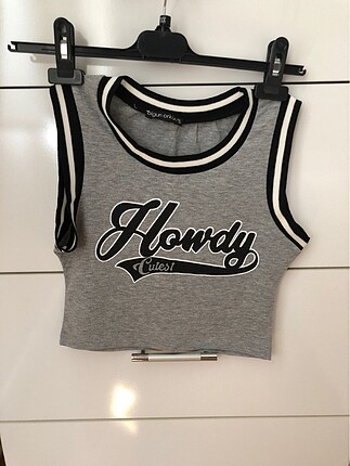 S beden crop top
