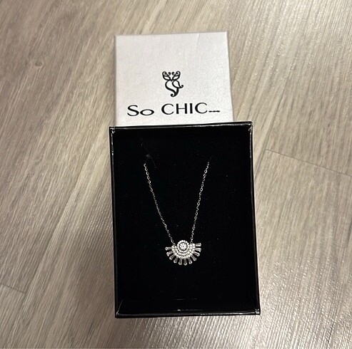 So chic 925 ayar kolye yeni