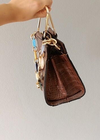 Zara Kahverengi deri çanta 