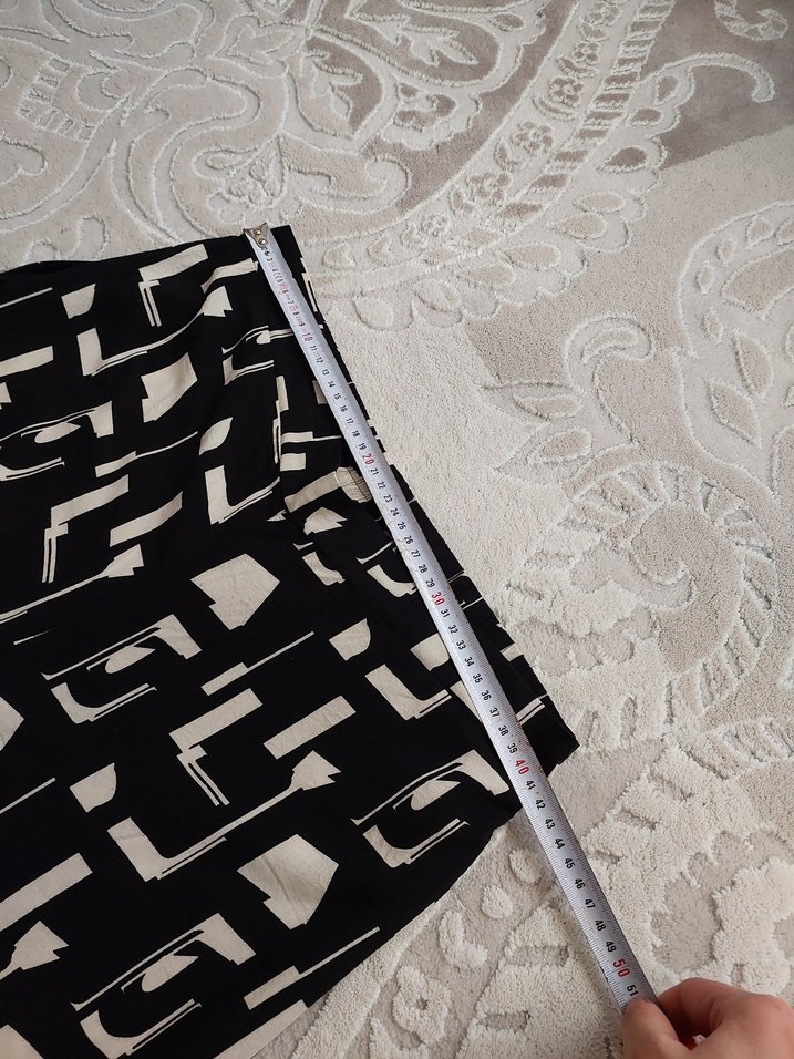 Kadın Siyah  Bol Pantolon - Görsel 2