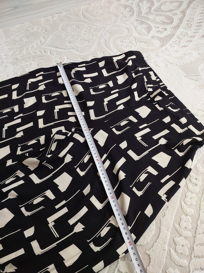 Kadın Siyah  Bol Pantolon - Görsel 3