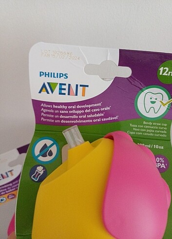  Beden pembe Renk Philips avent pipetli suluk alıştırma bardağı 