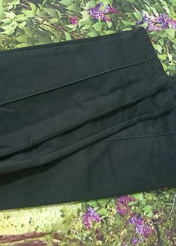 31 Beden siyah Renk Siyah Midi Kadın Kumaş Pantolon