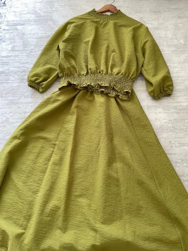 Dantel Detaylı Bohem Beyaz Uzun Elbise - Görsel 2