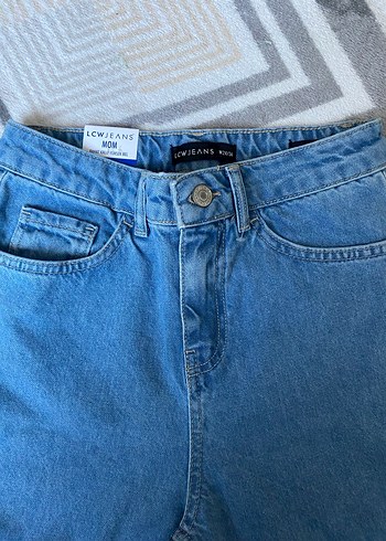 Kadın yüksek bel mom jean 24 beden - Görsel 3