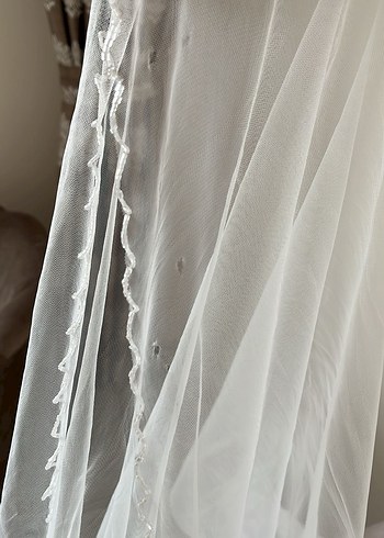 Uzun Kollu Modern Prenses Gelinlik - Görsel 6