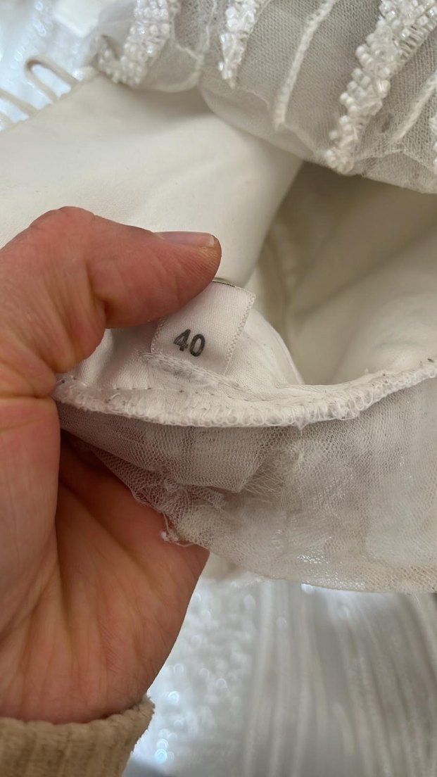 Uzun Kollu Modern Prenses Gelinlik - Görsel 5