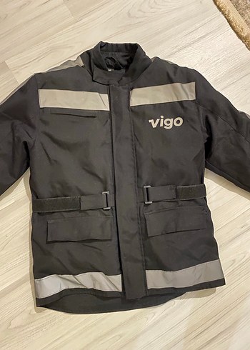 Erkek siyah motosiklet montu - Görsel 2