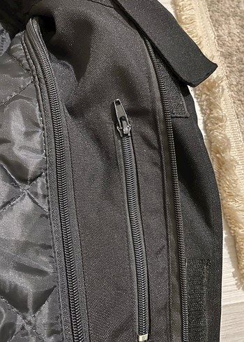 Erkek siyah motosiklet montu - Görsel 6