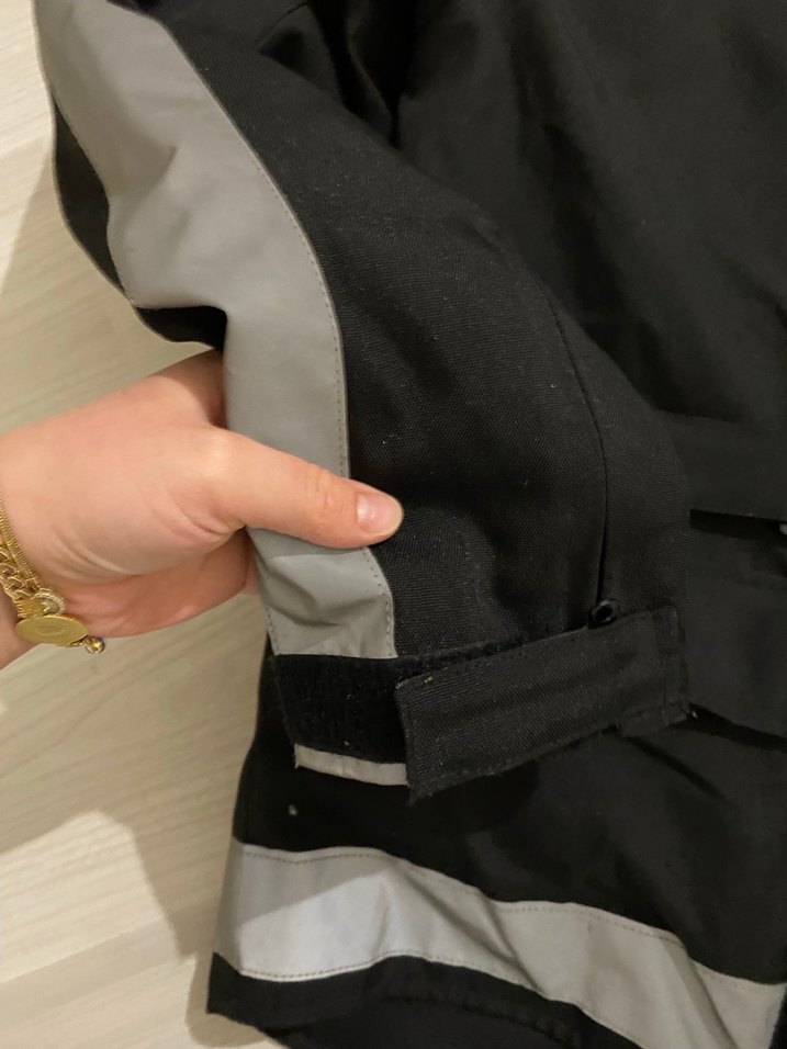 Erkek siyah motosiklet montu - Görsel 4