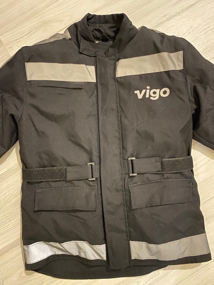 Erkek siyah motosiklet montu - Görsel 3