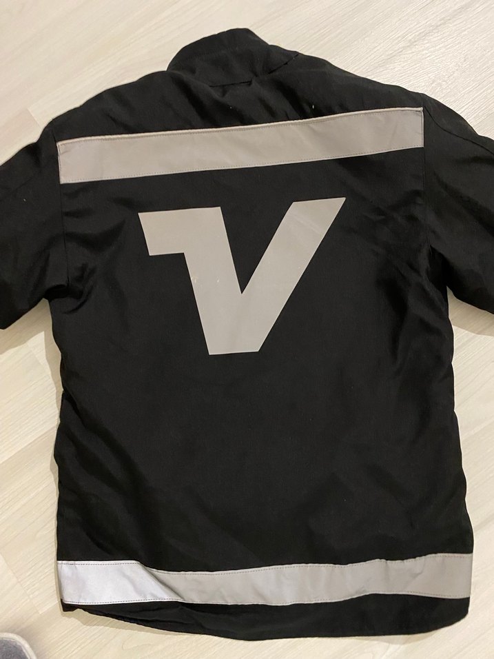 Erkek siyah motosiklet montu - Görsel 5