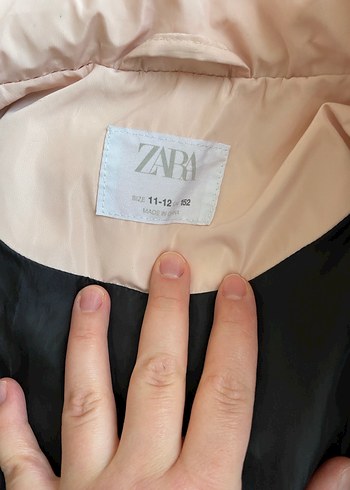 Zara kız çocuk kayak montu - Görsel 4