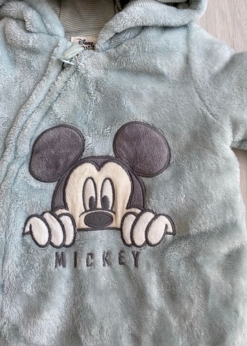 Peluş Mickey Figürlü Bebek Tulumu - Görsel 3