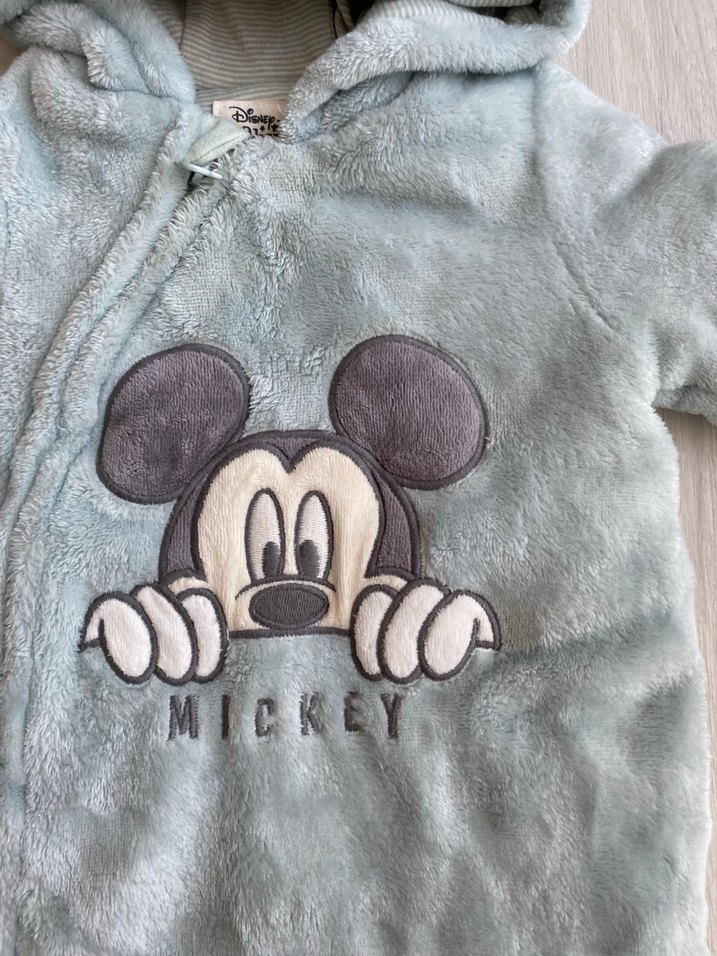 Peluş Mickey Figürlü Bebek Tulumu - Görsel 3