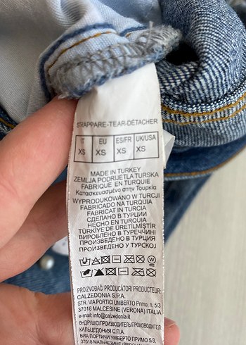 Kadın taşlı Mavi Kadın Kot Pantolon - Görsel 5