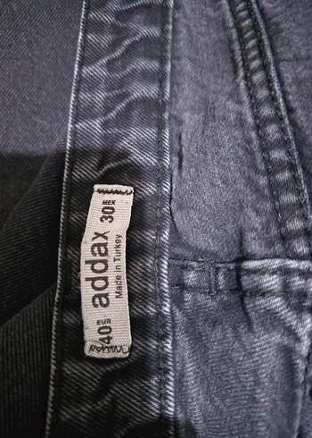 Addax Siyah Regular Fit Midi Kadın Kot Pantolon