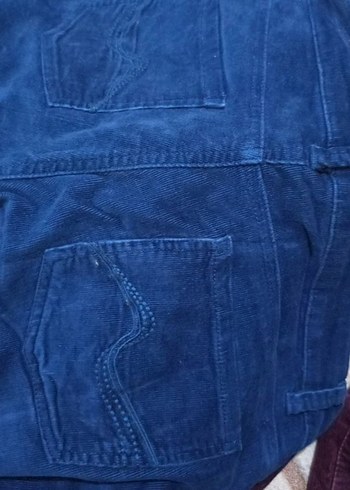 40 Beden çeşitli Renk Kadın Çok Renkli Regular Fit Midi Kumaş Pantolon