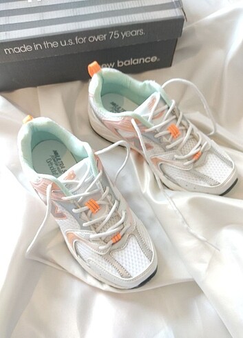 37 Beden İthal New balance beyaz 37 ve 40 kadar