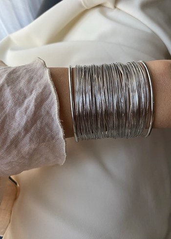 Gümüş Renk Çelik Kelepçe - Görsel 2