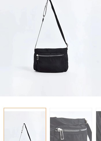 Siyah Minimalist Kadın Çapraz Çanta