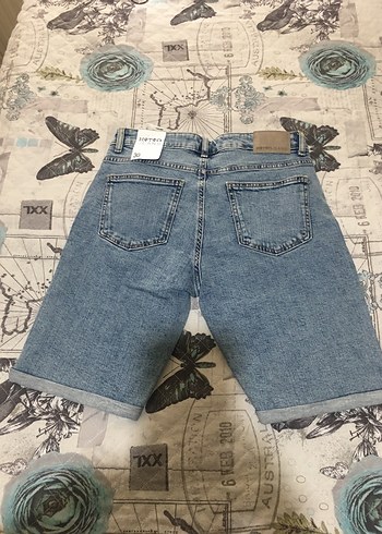 Koton Erkek Mavi Denim Mini Şort
