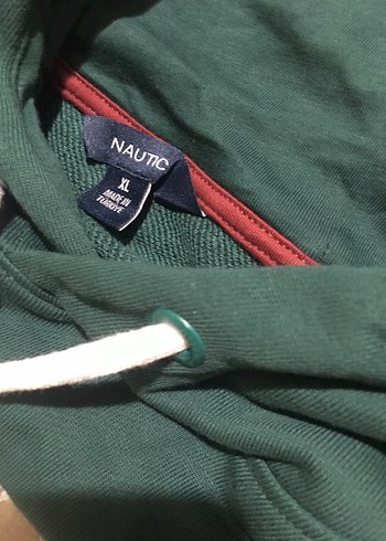 Nautica Nautica Erkek Kapüşonlu Sweatshirt Yeşil