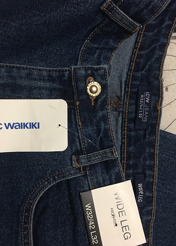 LC Waikiki Lcw Kadın Kot Pantolon Wide leg