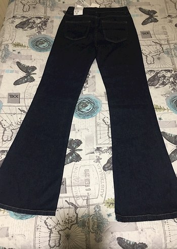 Koton flare düğmeli kot pantolon