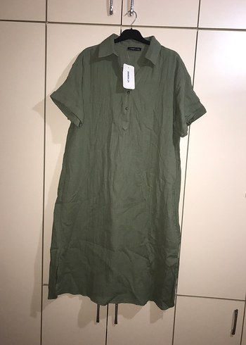 Kadın Haki Günlük Elbise xl/2xl