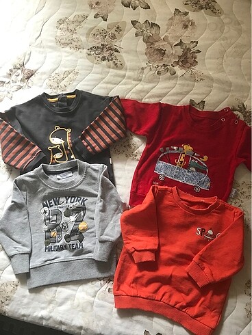 Koton Kids Bebek baharlık sweatler