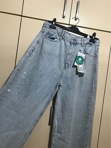 Koton taşlı kot pantolon