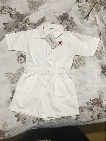 LC Waikiki Kız çocuk şortlu tulum 6/7 yaş