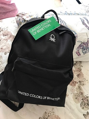 Benetton Benetton siyah sırt çantası