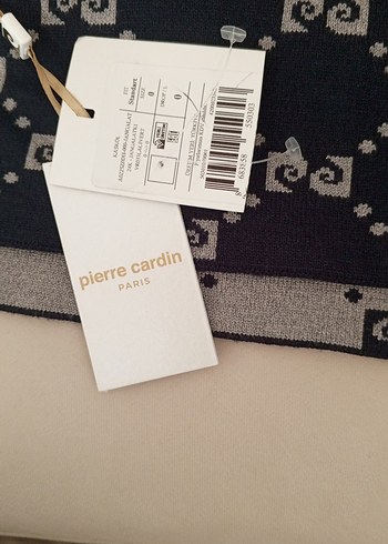 Gri Desenli Midi Street Wear Şal - Görsel 2