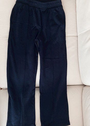 kız çocuk Koyu Mavi Rahat Kesim Pantolon - Görsel 6