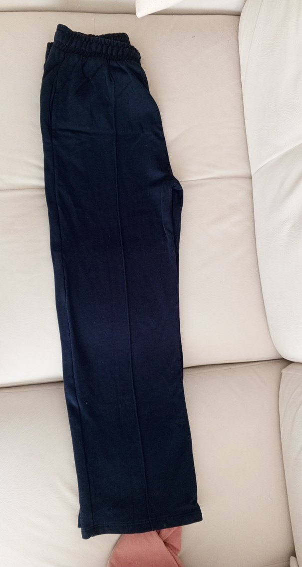 kız çocuk Koyu Mavi Rahat Kesim Pantolon - Görsel 2