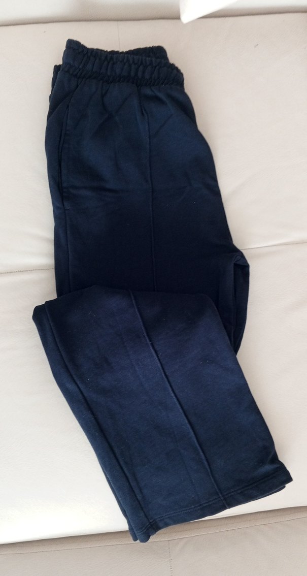 kız çocuk Koyu Mavi Rahat Kesim Pantolon - Görsel 3