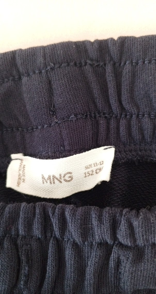 kız çocuk Koyu Mavi Rahat Kesim Pantolon - Görsel 4