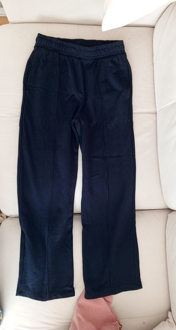 kız çocuk Koyu Mavi Rahat Kesim Pantolon - Görsel 5