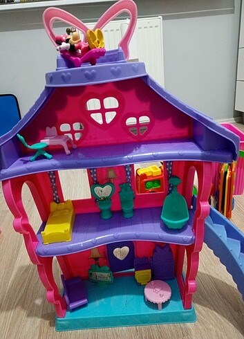  Beden Renk Minnie mouse evi ve eşyaları