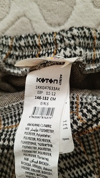 Kız çocuk Koton şort kışlık - Görsel 5