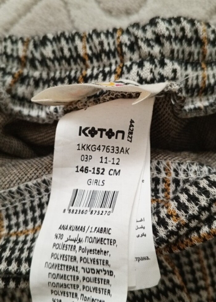 Kız çocuk Koton şort kışlık - Görsel 5