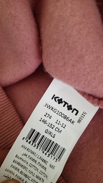 Kız çocuk Switshrt 11-12 yaş - Görsel 4