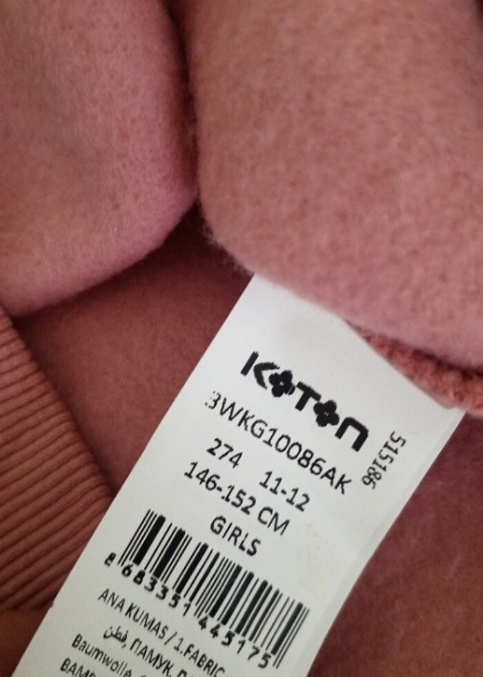 Kız çocuk Switshrt 11-12 yaş - Görsel 4