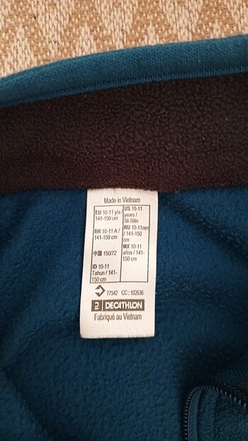 Erkek çocuk polar hırka dekatlon - Görsel 3