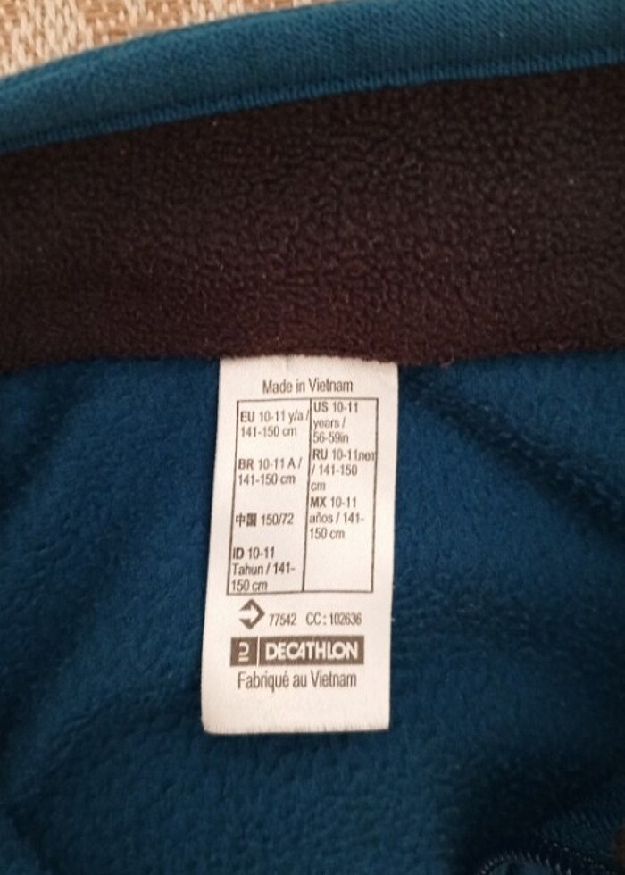 Erkek çocuk polar hırka dekatlon - Görsel 3