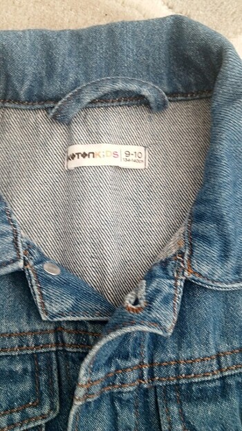 Erkek çocuk 9-10 yaş kot mont - Görsel 2