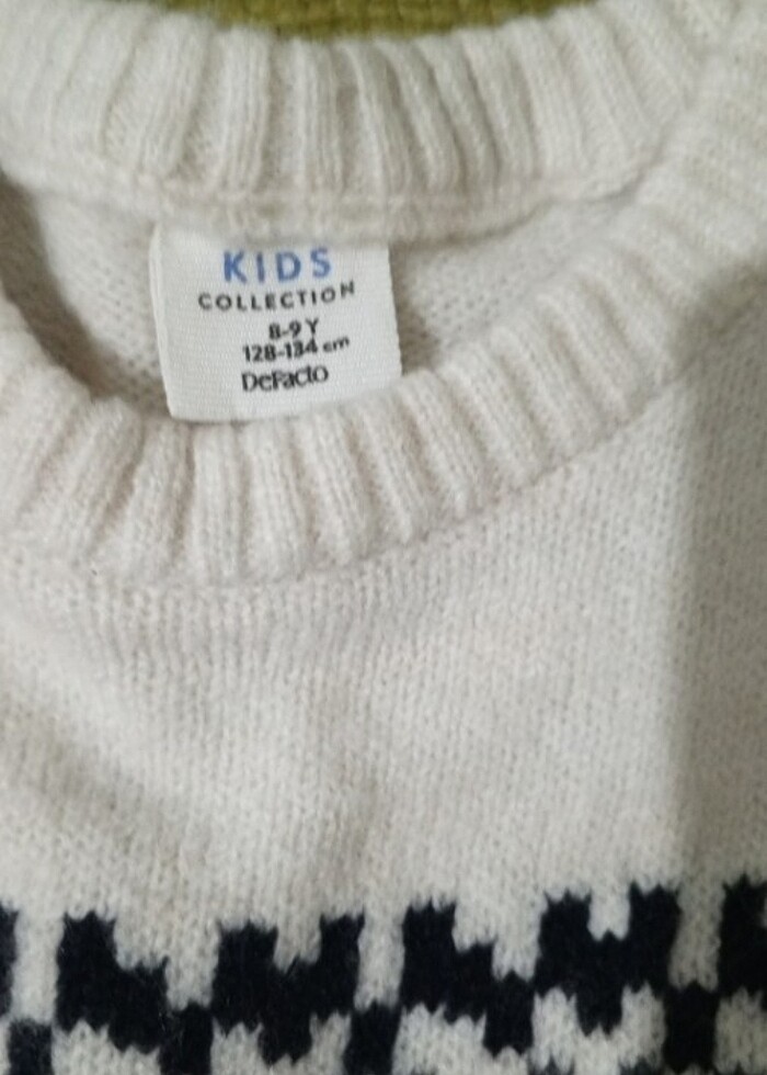 Erkek çocuk kazak 8-9 yaş - Görsel 3